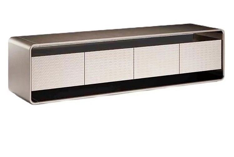 BUNISE Italian TV Cabinet Stainless Steel Floor Cabinet BG1208 产品图片