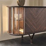 BUNISE Italian Solid Wood TV Stand Dining Cabinet BG1220 - Image 5