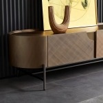 BUNISE ITALY Metallic Lacquer Storage Cabinet BG1202 - Image 5