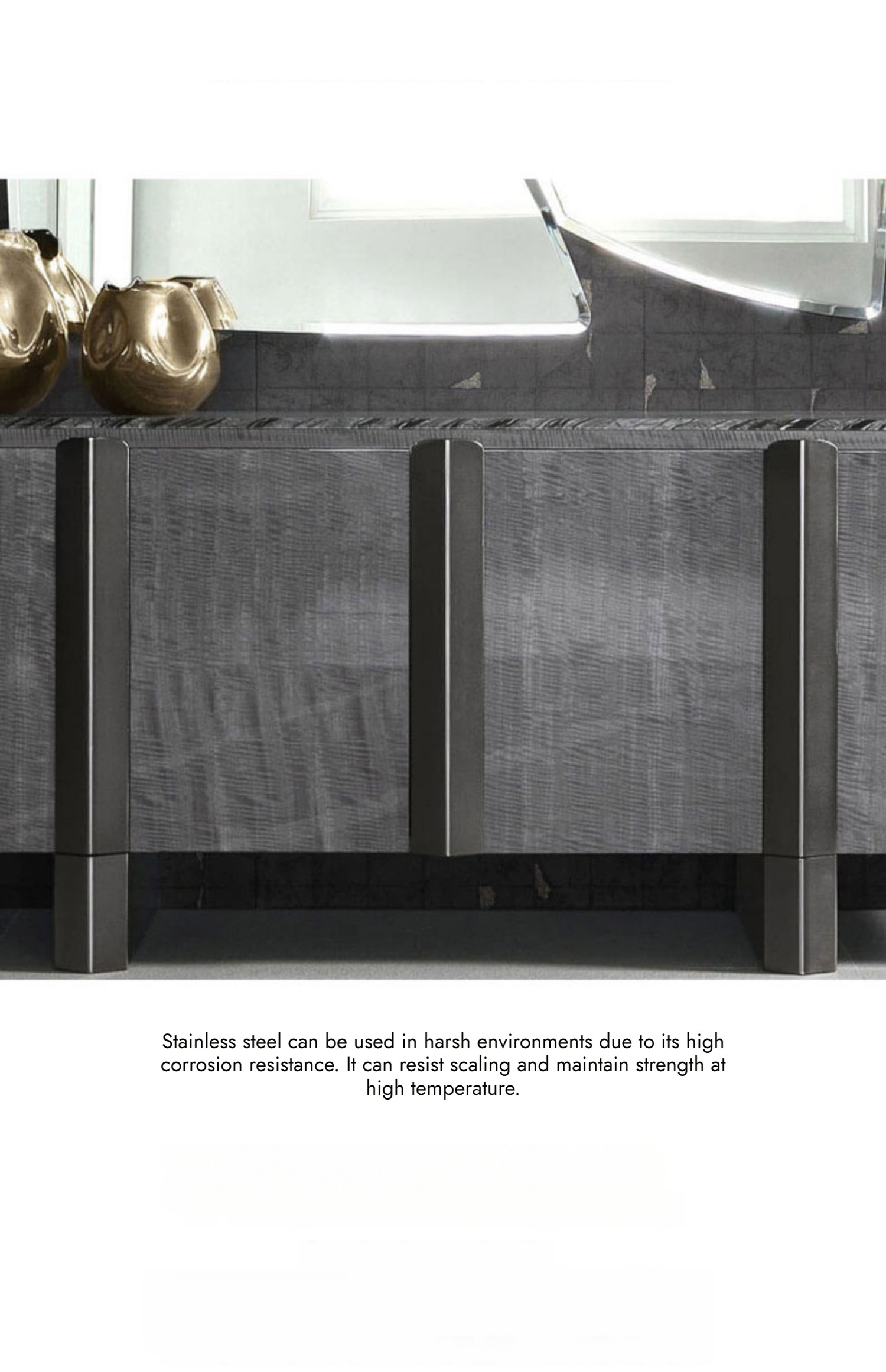 BUNISE Marble Sideboard Tall Cabinet BG1221 产品图片