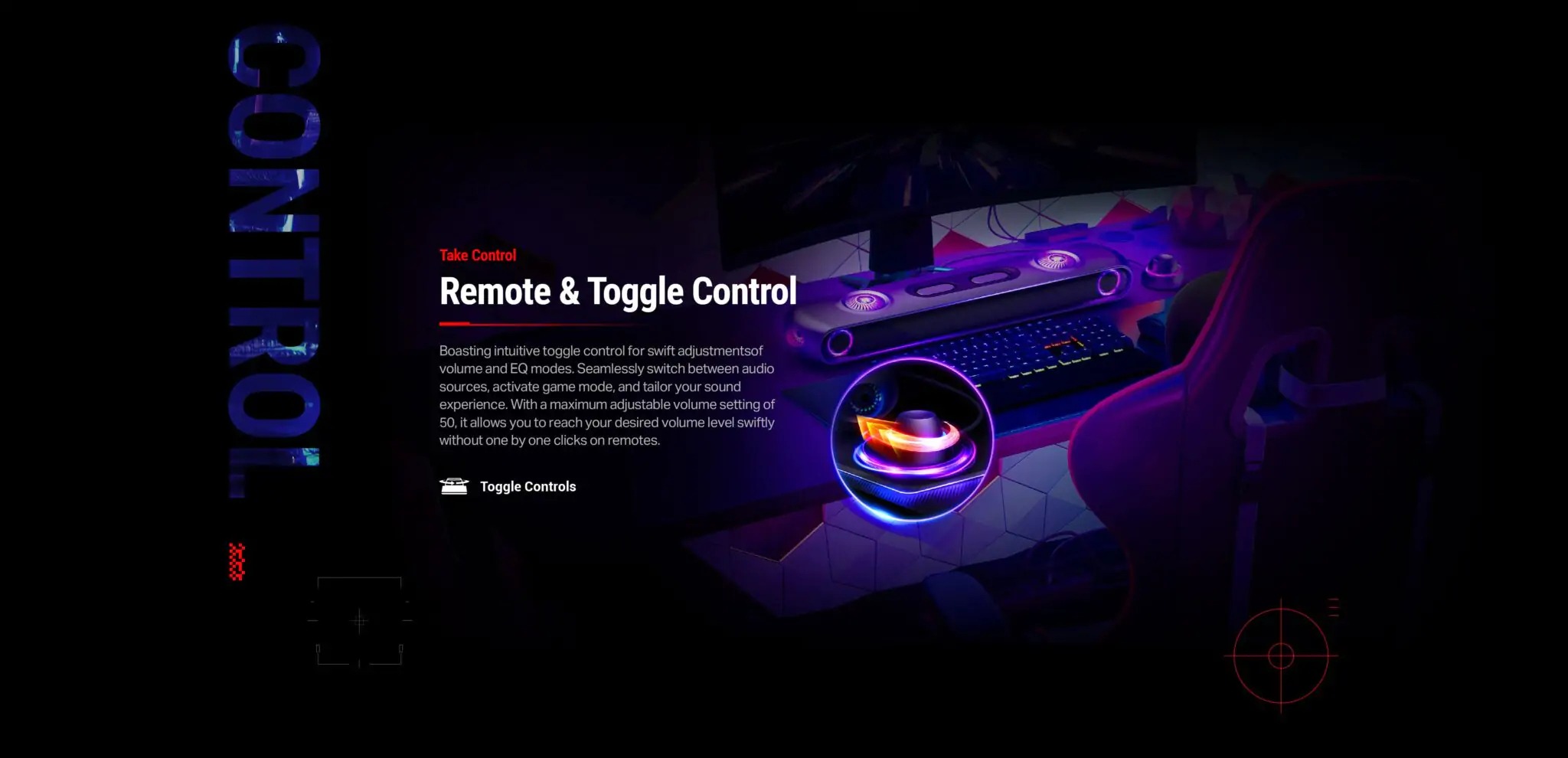 OXS Thunder Pro+ True Dolby Atmos® 7.1.2ch Gaming Sound System 产品图片