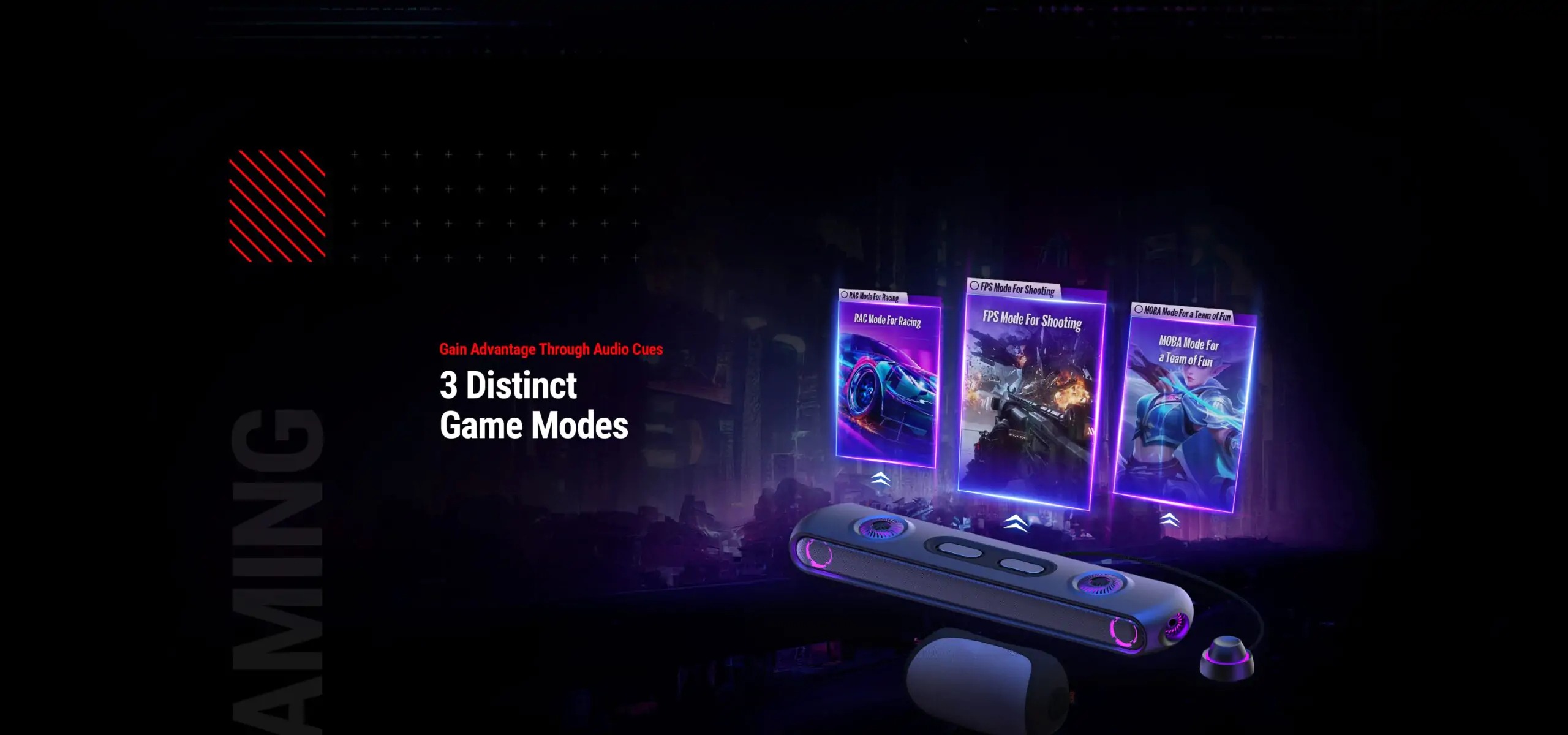 OXS Thunder Pro+ True Dolby Atmos® 7.1.2ch Gaming Sound System 产品图片