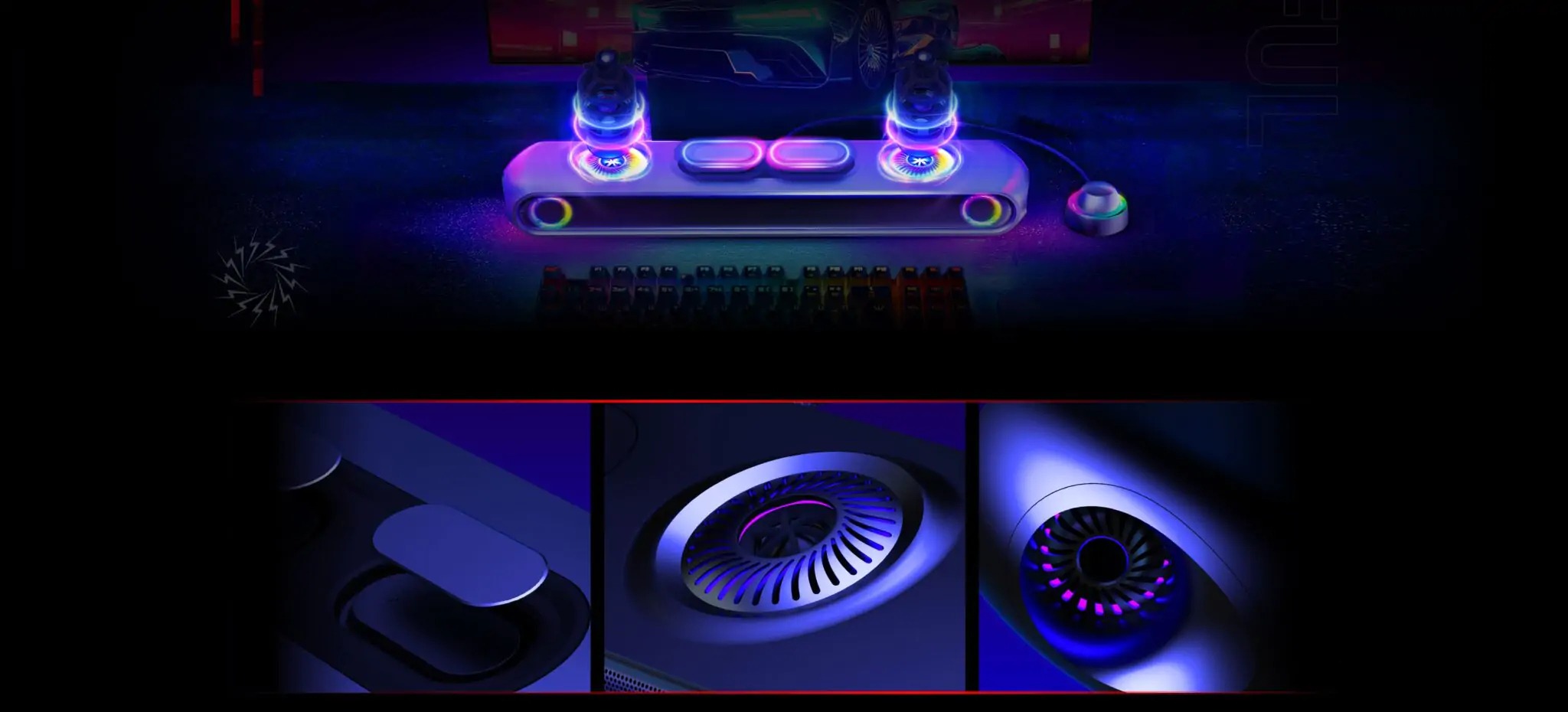 OXS Thunder Pro+ True Dolby Atmos® 7.1.2ch Gaming Sound System 产品图片