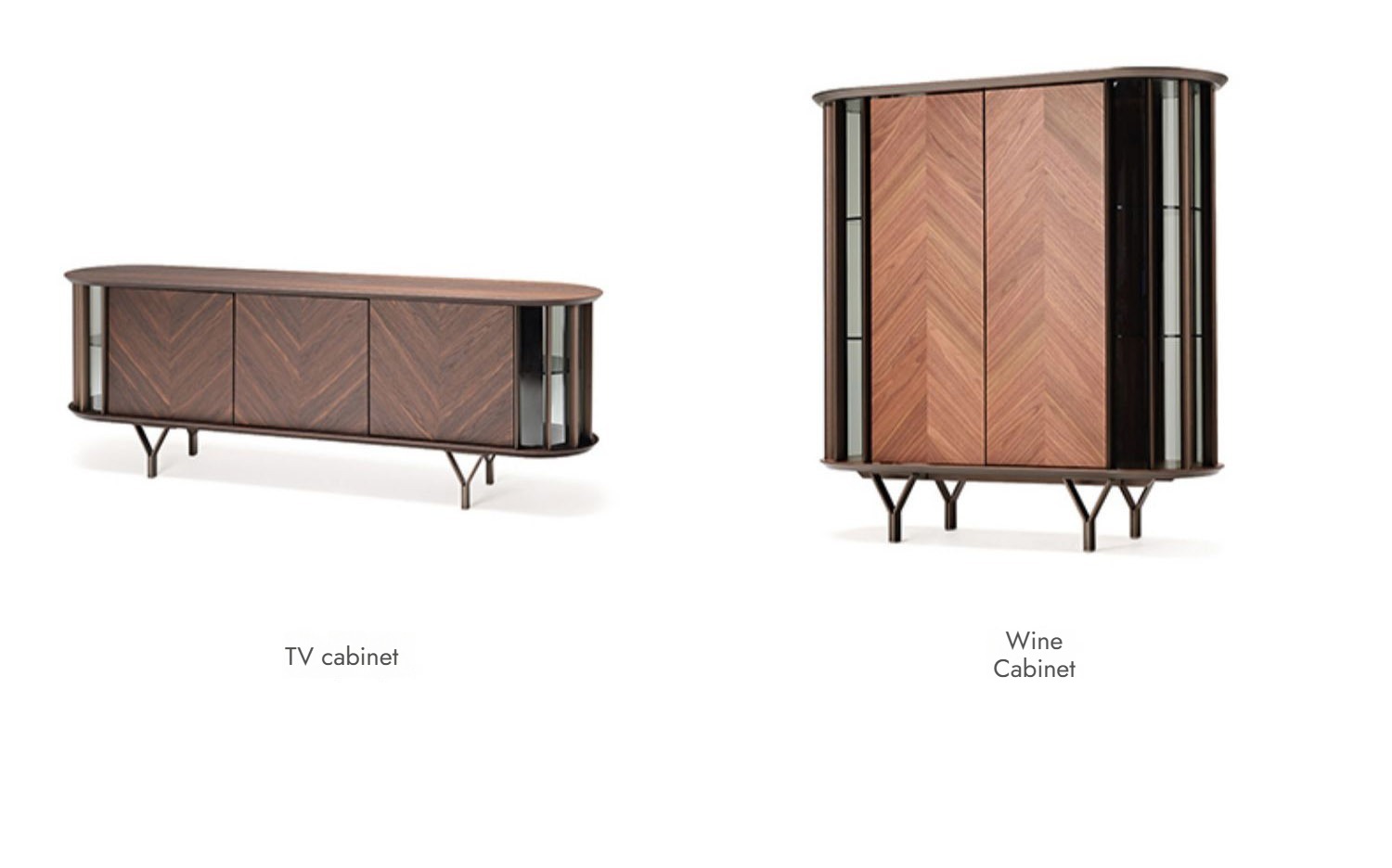 BUNISE Italian Solid Wood TV Stand Dining Cabinet BG1220 产品图片