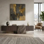 Bunise Synthetic Stone TV Cabinet BG1207