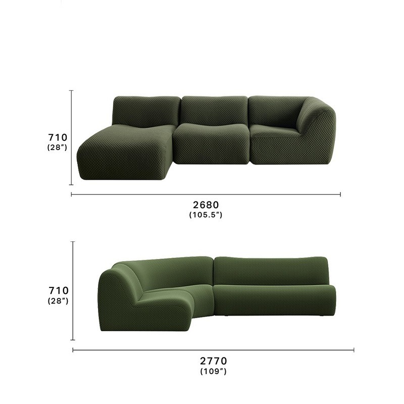 Mountains modular fabric sofa product image 14