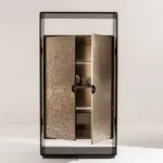 BUNISE Italian Stainless Steel Designer High End Storage Cabinet BG1223