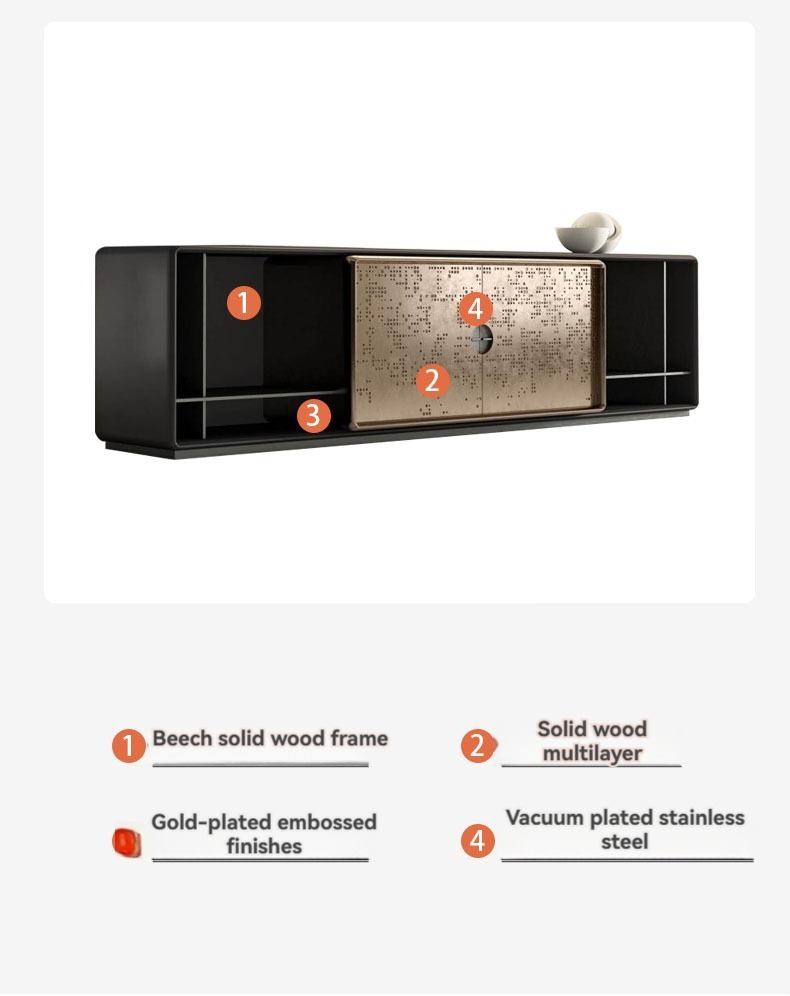 BUNISE Modern Simple TV Cabinet BG1206 产品图片