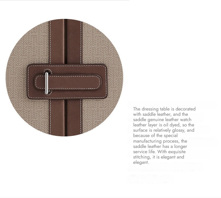 BUNISE ITALY Hermes Folding Filing Cabinet LeatherJewelry Cabinet BG1218 产品图片