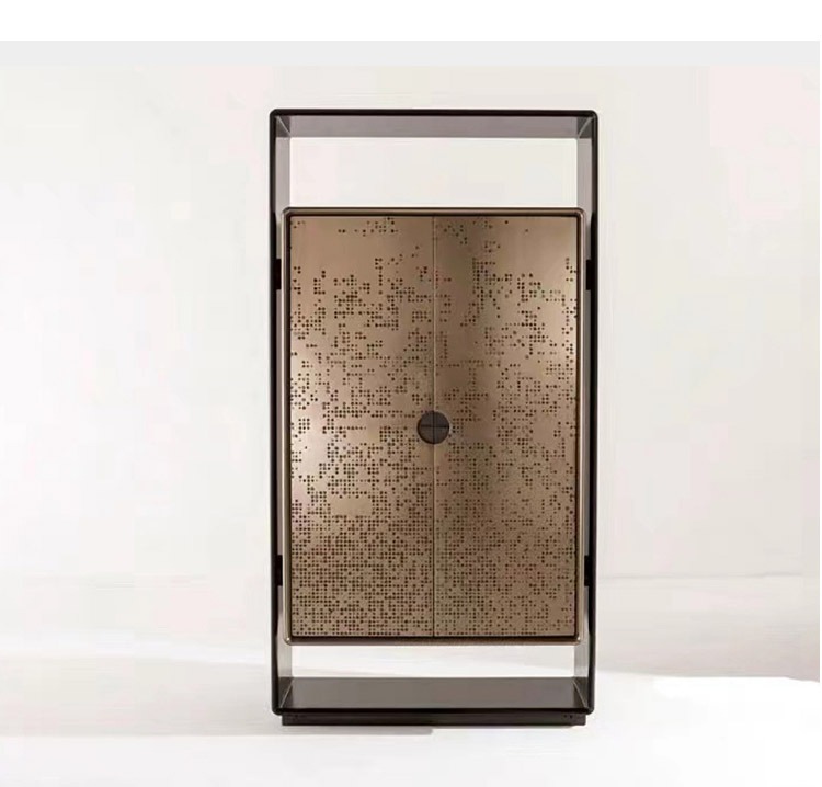 BUNISE Italian Stainless Steel Designer High End Storage Cabinet BG1223 产品图片