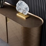 BUNISE Italian Simple Metal Lacquer Storage Cabinet BG1203 - Image 4