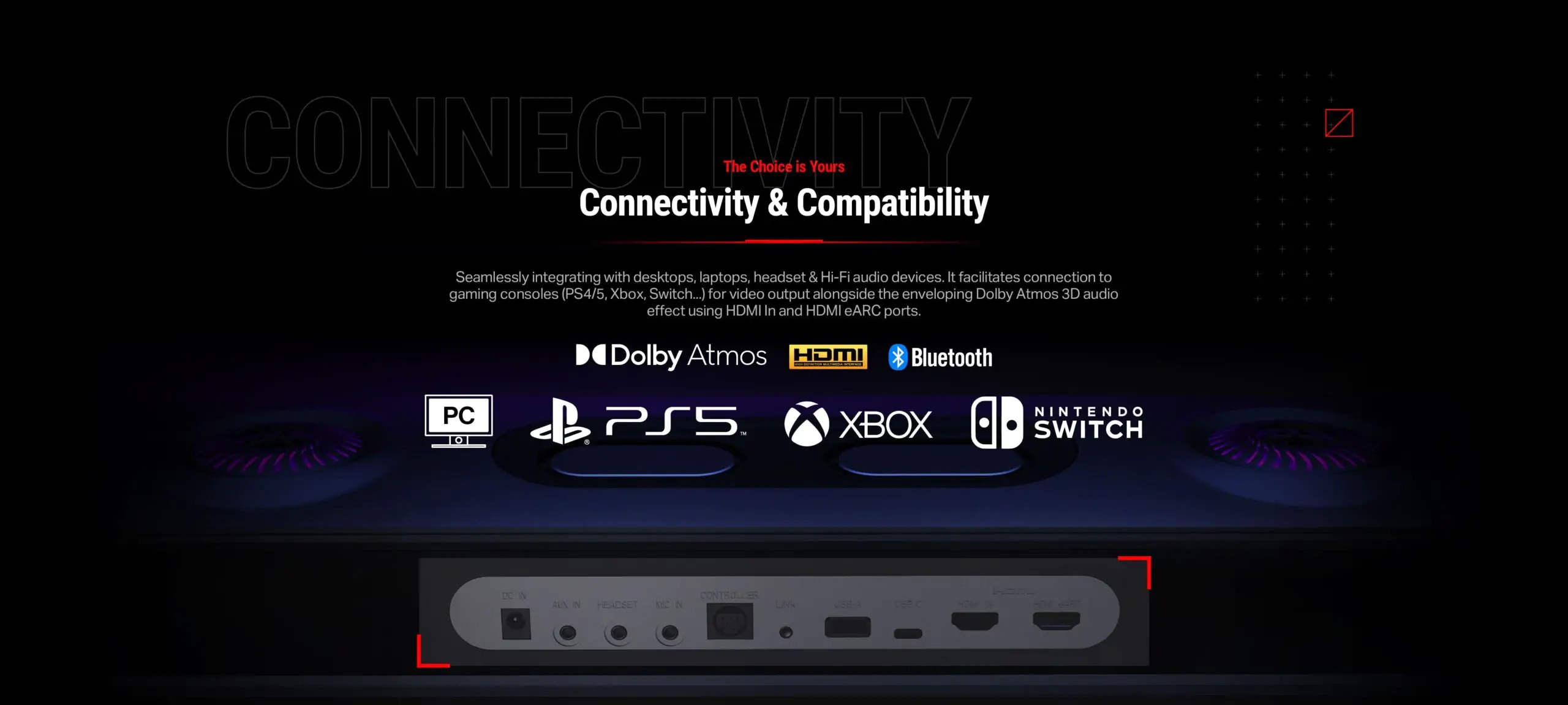 OXS Thunder Pro+ True Dolby Atmos® 7.1.2ch Gaming Sound System 产品图片