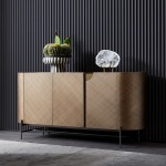 BUNISE Italian Simple Metal Lacquer Storage Cabinet BG1203 - Image 2