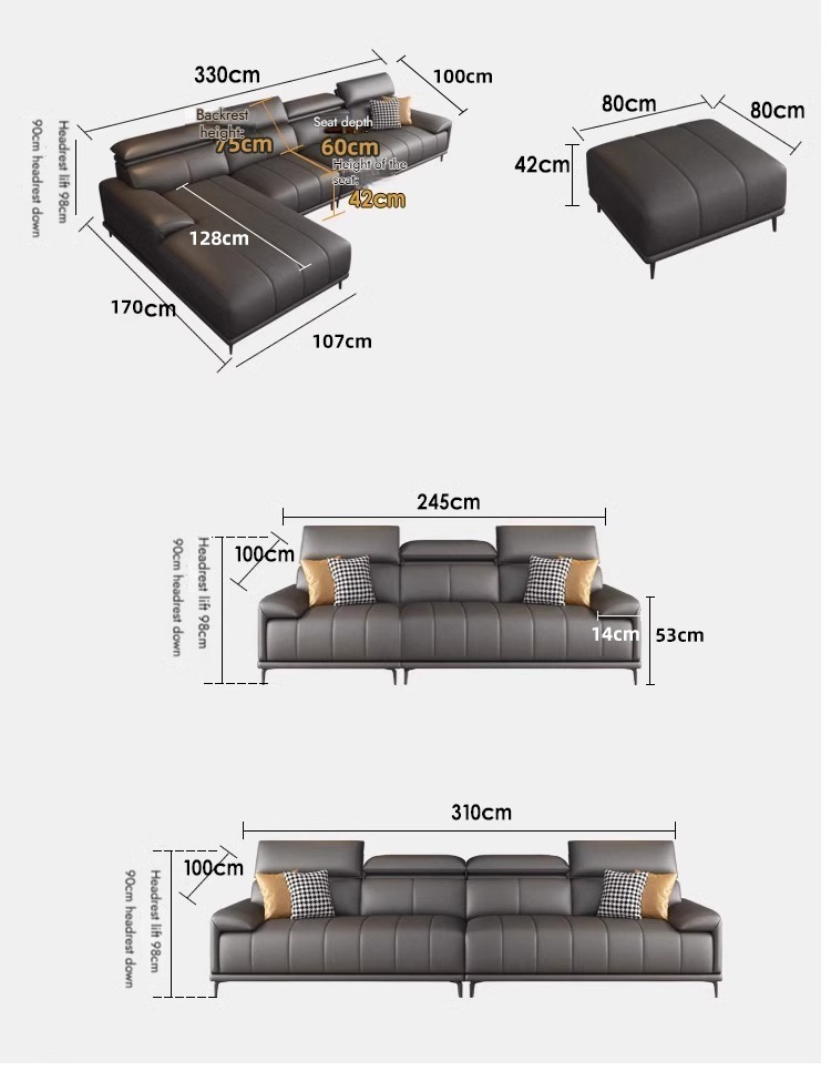 TB16 fabric sofa product image 14