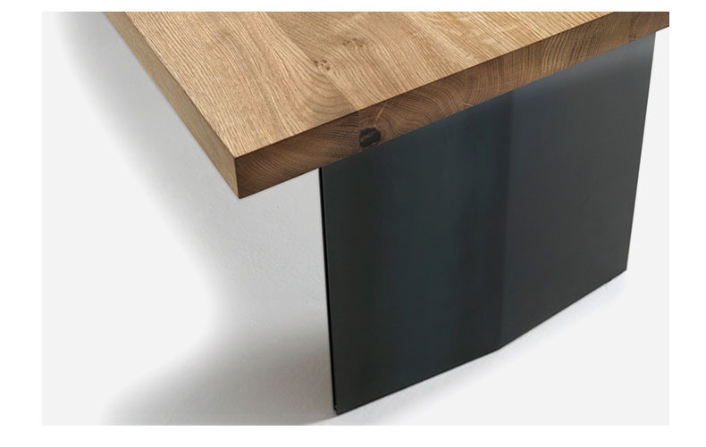 BUNISE Black Walnut Log Rectangular Dining Table BUD0901 产品图片