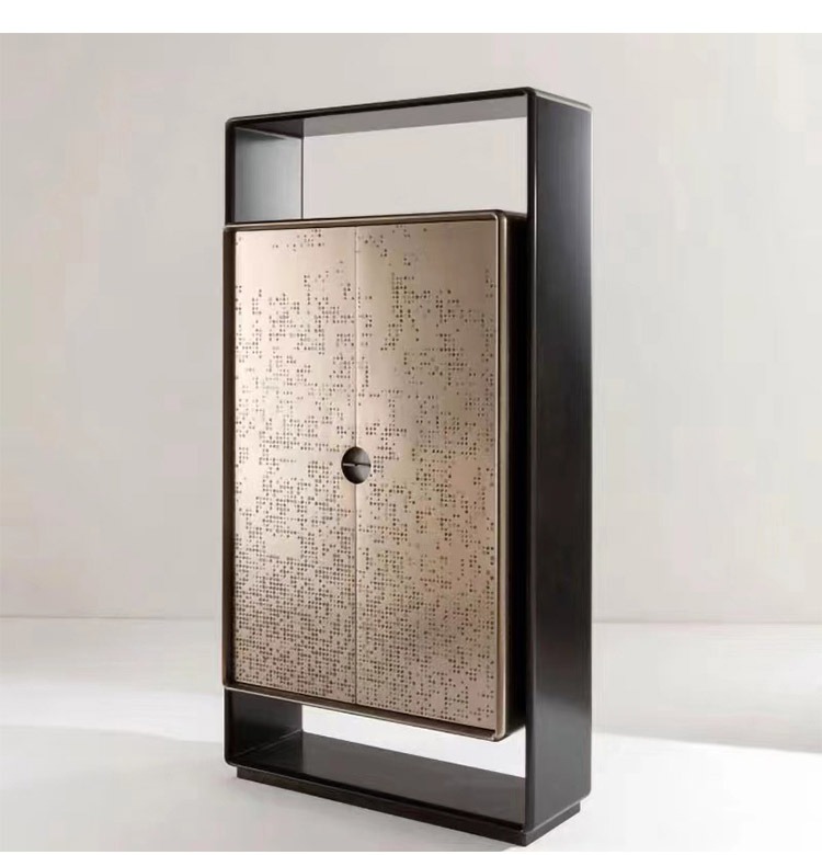 BUNISE Italian Stainless Steel Designer High End Storage Cabinet BG1223 产品图片