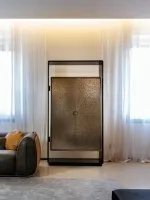BUNISE Italian Stainless Steel Designer High End Storage Cabinet BG1223 - Image 3