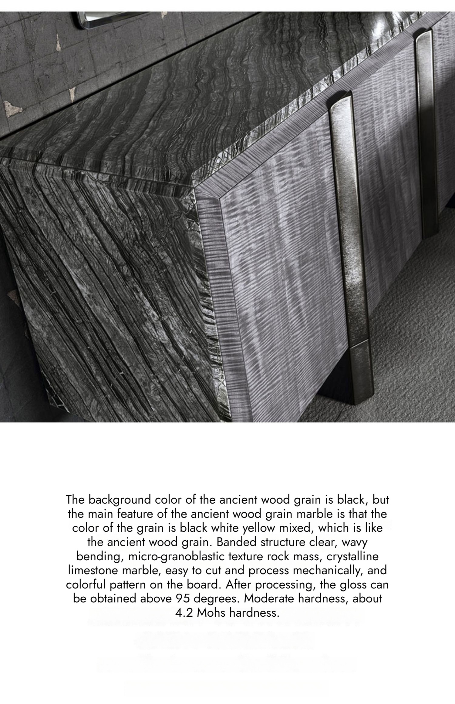 BUNISE Marble Sideboard Tall Cabinet BG1221 产品图片