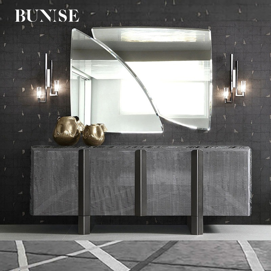 bunise-51737-bunise-marble-sideboard-tall-cabinet-bg1221-main-900-5b6a4d BUNISE Marble Sideboard Tall Cabinet BG1221 - Image 1