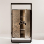 BUNISE Italian Stainless Steel Designer High End Storage Cabinet BG1223