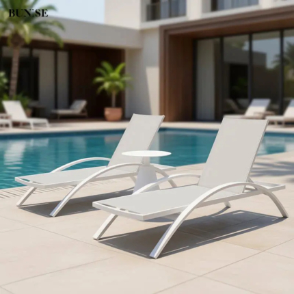 Marina poolside lounge set for outdoor living in Thailand