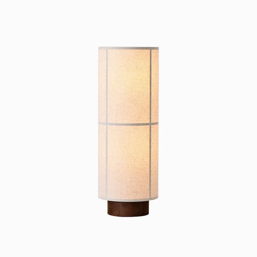 bunise-77235-lino-rechargeable-table-lamp-main-900-e0d4b2 Sora Lighting Collection lamp with a cylindrical fabric shade and dark base