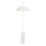Doma floor lamp in white on a white background