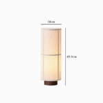 Sora plug-in large table lamp, diameter 18 cm and height 49.5 cm
