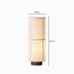 Sora plug-in floor lamp, diameter 30 cm and height 83 cm