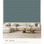 Woven Texture Wallcovering DZ-23 · Lake Green - Image 3