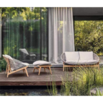 Woven Teak Outdoor Lounge Collection - Image 2