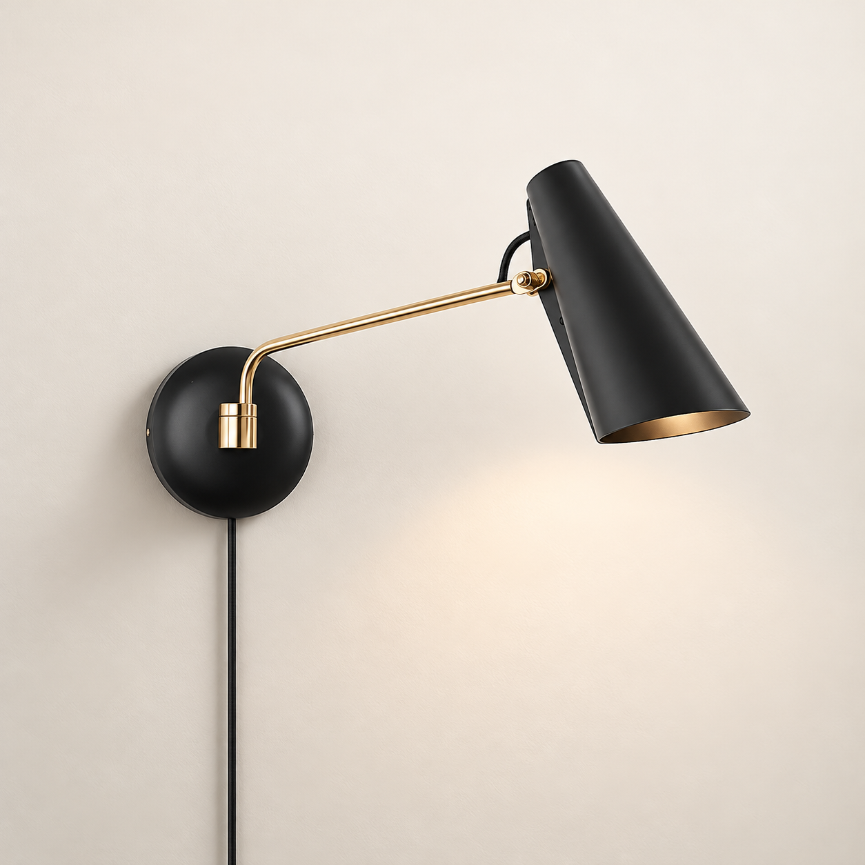 Varo Task Wall Lamp — form study, AI design visualization